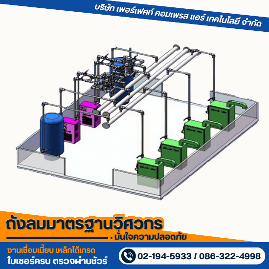 รับออกแบบติดตั้งเดินท่อลมอุตสาหกรรม